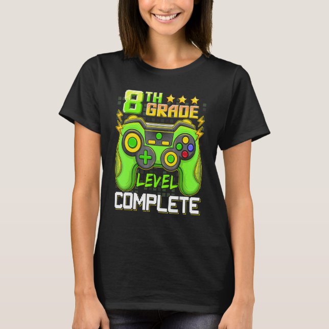 Abschluss-Videospiel der achten Klasse - Senior Ab T-Shirt (Vorderseite)