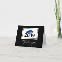 Abschluss Vielen Dank für Ihre Karte 2009