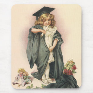 Abschluss Vintage, Herzlichen Glückwunsch Absolven Mousepad