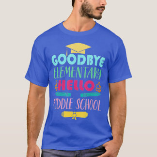 Abschluss von der Grundschule bis zur Mittelschule T-Shirt