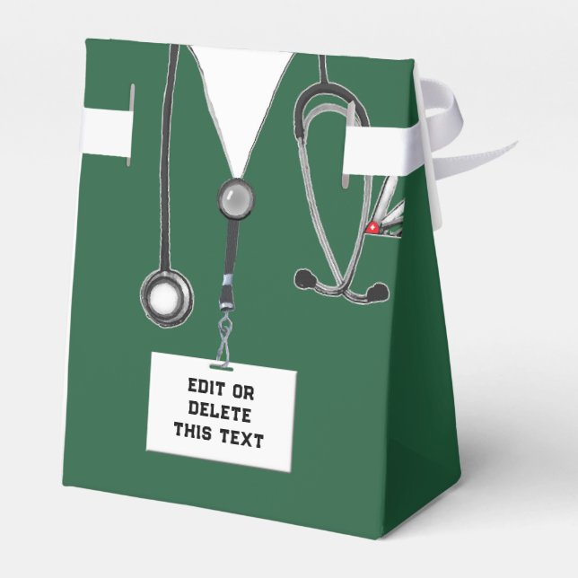 Abschluss von Medizinschulen - Gefälligkeitsbox Geschenkschachtel (Rückseite)