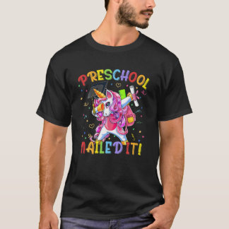 Abschluss-Vorschulklasse 2021 Dabbing Unicorn T-Shirt