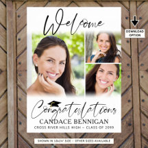 Abschluss Willkommen 3 Fotos Script Herzlichen Glü