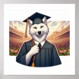 Abschluss Wolf Poster