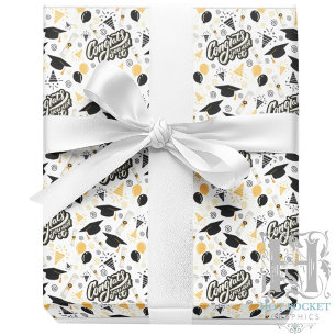 Abschluss Wrapping Paper Geschenkpapier
