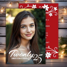 Abschluss Year Custom Foto Graduation Party Einladung