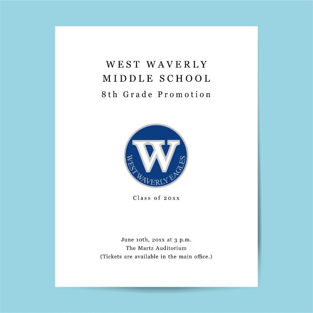 Abschluss Zeremonie Förderung des Flyers Flyer (Von Creator hochgeladen)