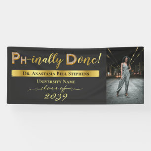 Abschluss-Zeremonie-Party des Doktorats Banner