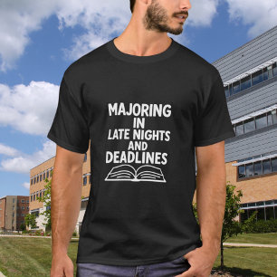 Abschluss Zitat komisch schwarz T-Shirt