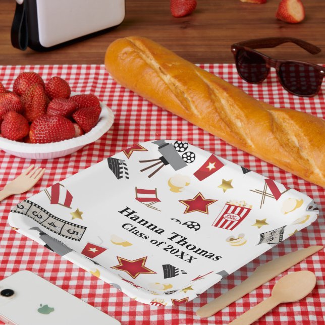 Abschluss zum Thema Film Pappteller (Picknick)