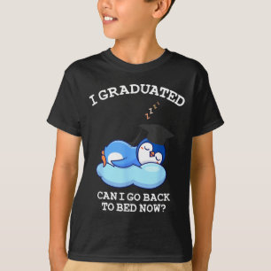 Abschluss, zurück ins Bett - lustiger Pinguin Absc T-Shirt