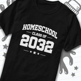 Abschluss Zurück zur Zuhause School 2032 T-Shirt