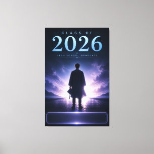 Abschlussandenken der individuellen Klasse von 202 Leinwanddruck