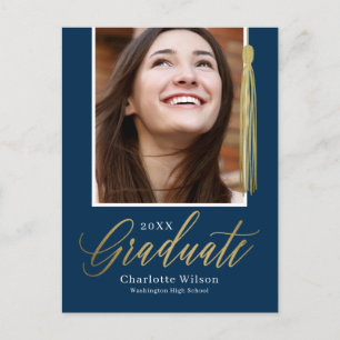 Abschlussankündigung Postkarte Tassel Pride