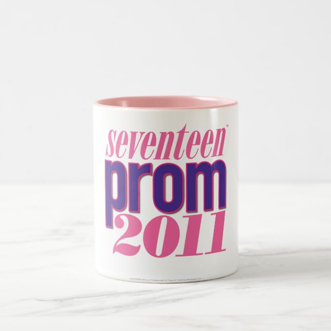 Abschlussball 2011 - Lila Zweifarbige Tasse (Mittel)