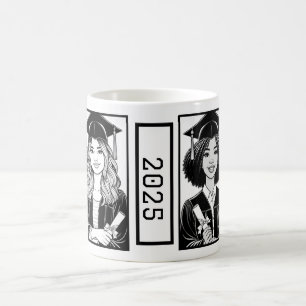 Abschlussbecher für beste Freunde 2026 Kaffeetasse