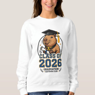 Abschlussdesign 2026 mit einem Capybara Sweatshirt