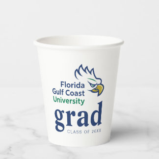 Abschlussfeier der Florida Gulf Coast University Pappbecher