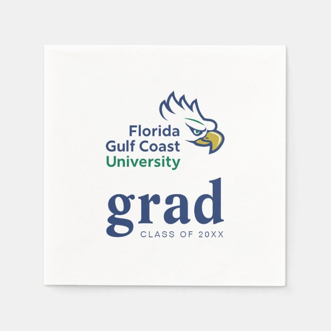 Abschlussfeier der Florida Gulf Coast University Serviette (Vorderseite)
