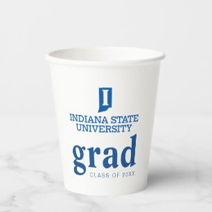 Abschlussfeier der Indiana State University Pappbecher