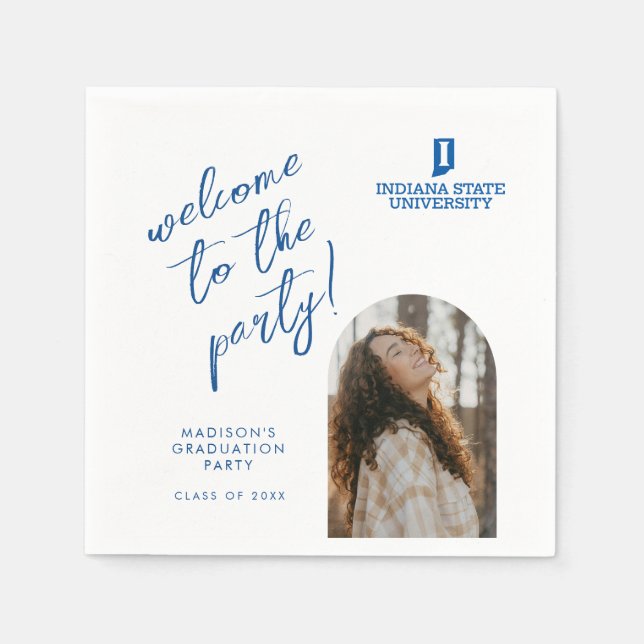 Abschlussfeier der Indiana State University Serviette (Vorderseite)