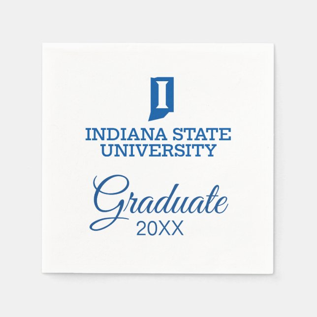 Abschlussfeier der Indiana State University Serviette (Vorderseite)