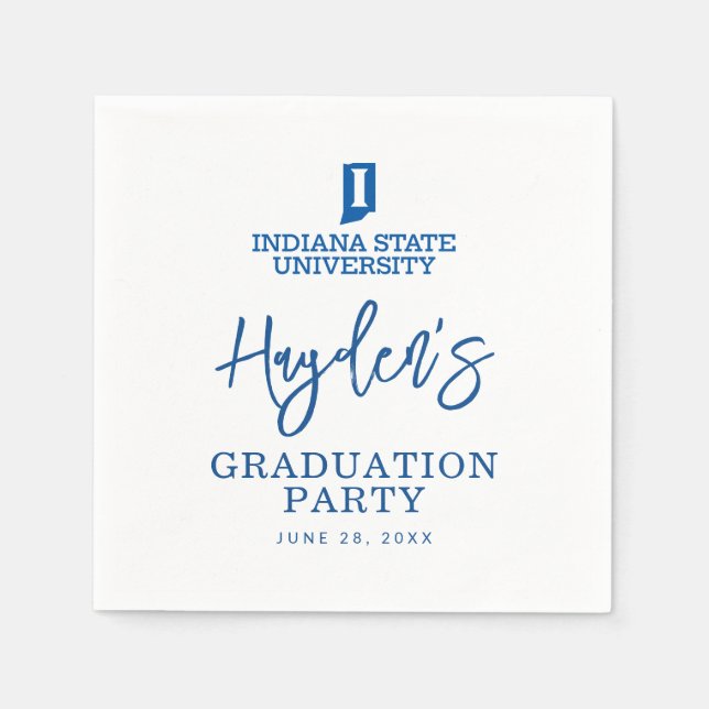 Abschlussfeier der Indiana State University Serviette (Vorderseite)