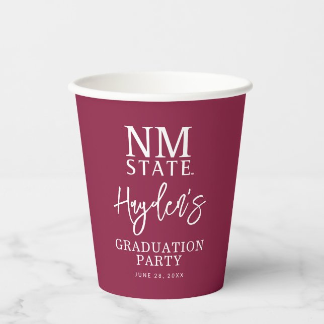 Abschlussfeier der New Mexico State University Pappbecher (Vorderseite)