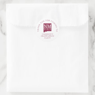 Abschlussfeier der New Mexico State University Runder Aufkleber
