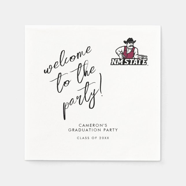 Abschlussfeier der New Mexico State University Serviette (Vorderseite)