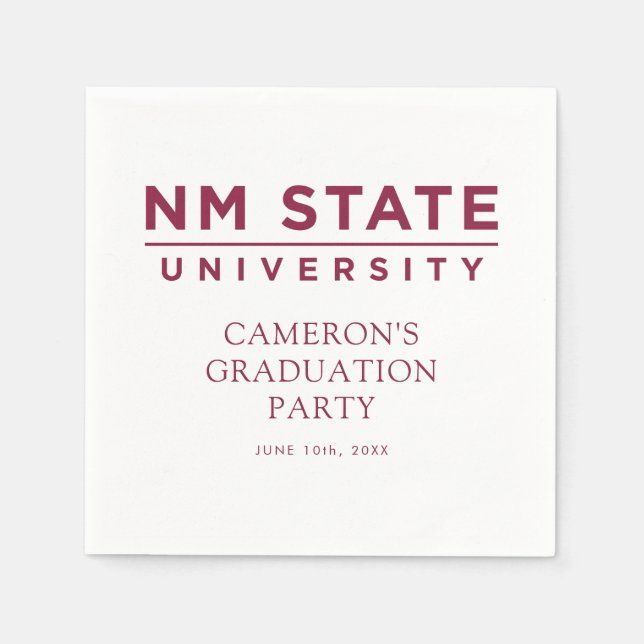 Abschlussfeier der New Mexico State University Serviette (Vorderseite)