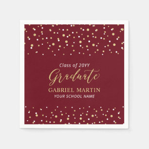 Abschlussfeier der Red & Gold School  Serviette