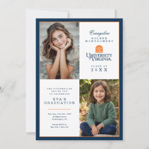 Abschlussfeier der Universität von Virginia Einladung