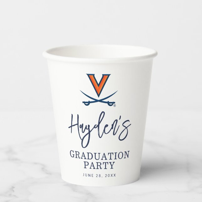 Abschlussfeier der University of Virginia Pappbecher (Vorderseite)
