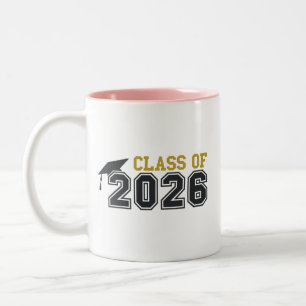 Abschlussfeier Design für die Klasse 2026 - 54568 Zweifarbige Tasse