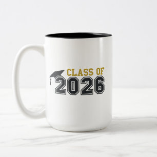 Abschlussfeier Design für die Klasse 2026 - 54568 Zweifarbige Tasse