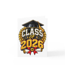 Abschlussfeier-Design für die Klasse 2026