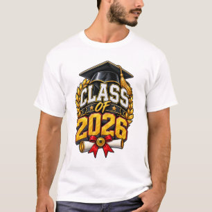 Abschlussfeier-Design für die Klasse 2026 T-Shirt