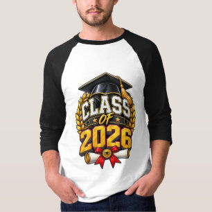 Abschlussfeier-Design für die Klasse 2026 T-Shirt