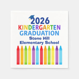 Abschlussfeier im Kindergarten 2026 - Benutzerdefi Serviette