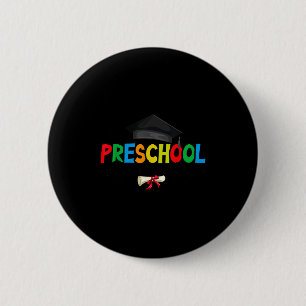 Abschlussfeier im Kindergarten Lehrer Schüler letz Button