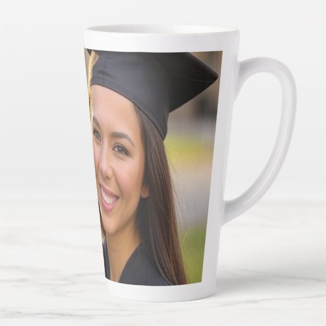 Abschlussfoto anpassen Customize Milchtasse (Rechts)