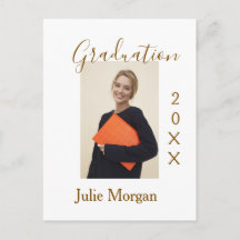 Abschlussfoto braunes goldenes Jahr 20XX Name einf