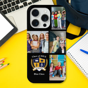 Abschlussfoto-Erinnerungscollage Klasse 2026 iPhone 15 Pro Hülle