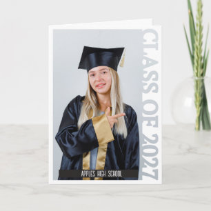 Abschlussfoto Klasse 2027 - Karte zur Ankündigung 