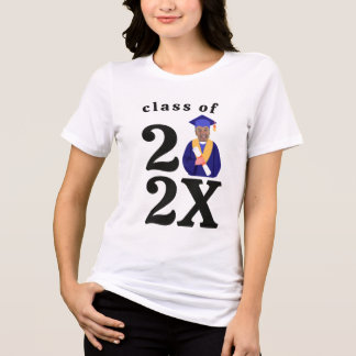 Abschlussfoto-Shirt - Benutzerdefiniertes Jahr Rob Tri-Blend Shirt