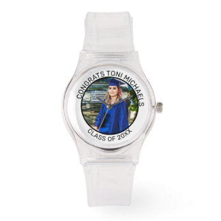 Abschlussfoto-Uhr - Personalisiertes individuelles Armbanduhr