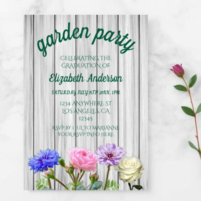 Abschlussgartenparty Einladung (Von Creator hochgeladen)