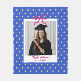 Abschlussgeschenk für das letzte Schuljahr mit ind Fleecedecke