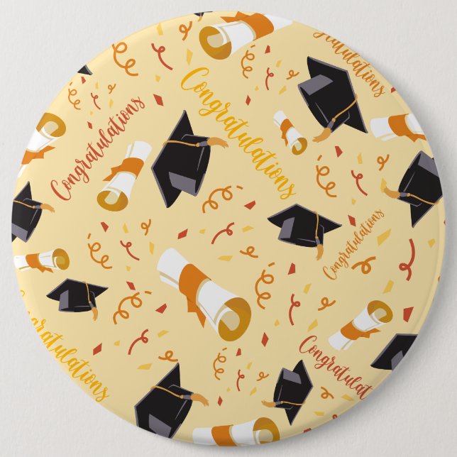 Abschlussglückwünsche Button (Vorderseite)